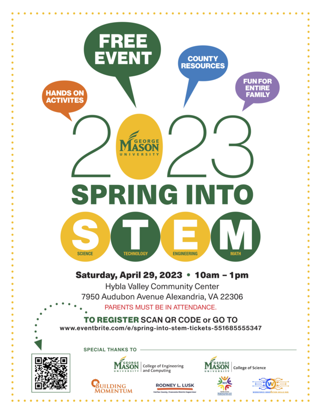 Spring into STEM GMU College of Science